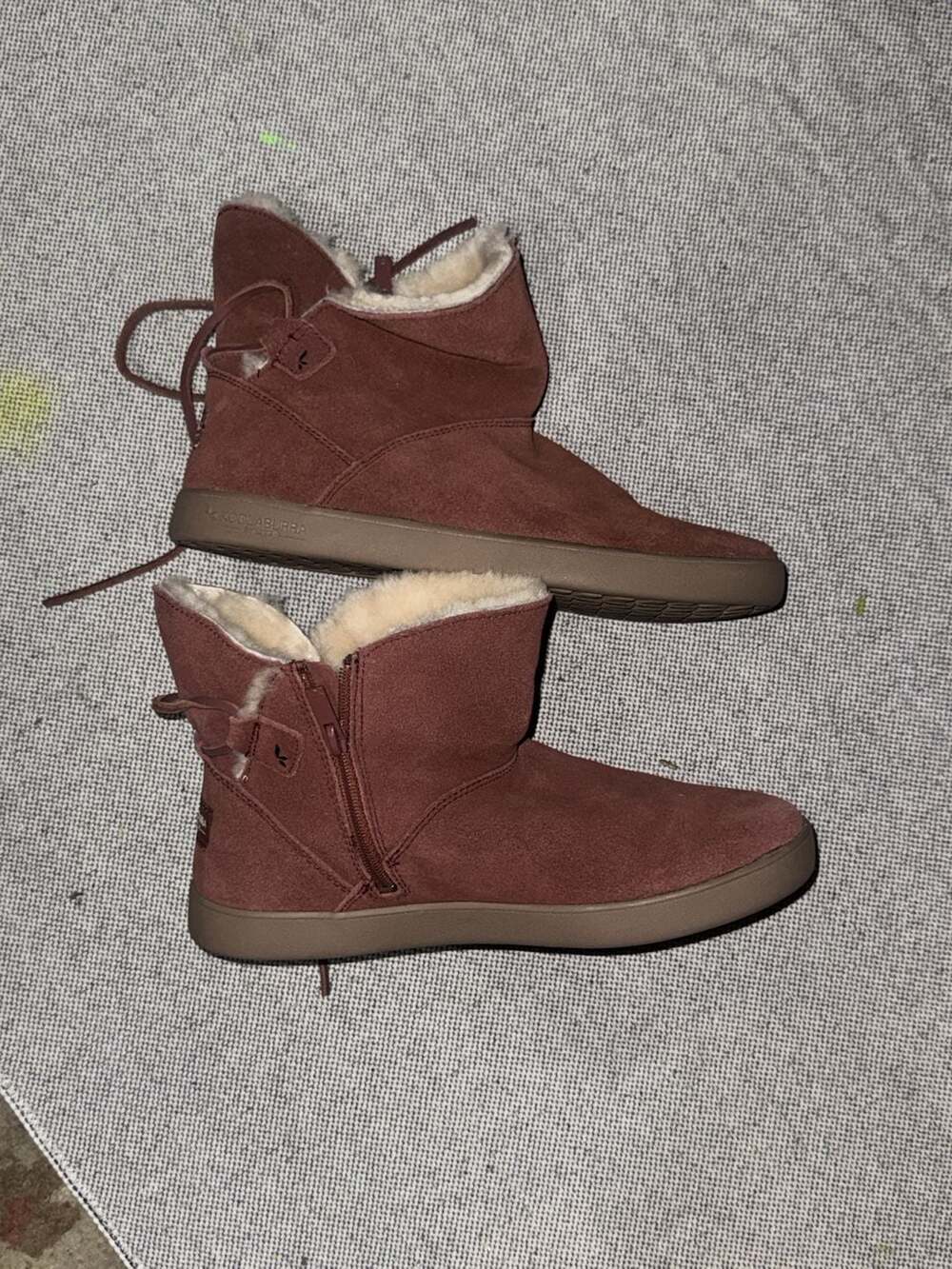 Koolaburra by UGG Shazi Short Boots Suede Shearling Side-Zip Women's